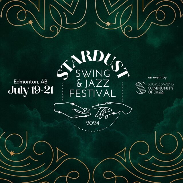 Save the date! 💫

Stardust Swing & Jazz Festival will soon be here and ON SALE! Registration will open this Wednesday at 12:00pm - the first 20 tickets will give you the best bang for your buck and after that, the prices go up by tier. 

Check out our website www.stardustfestival.ca for more details ✨

#yeglocal #yegevent #yegdance #yeglivemusic #yegvenue #lindyhop #lindyhopcanada