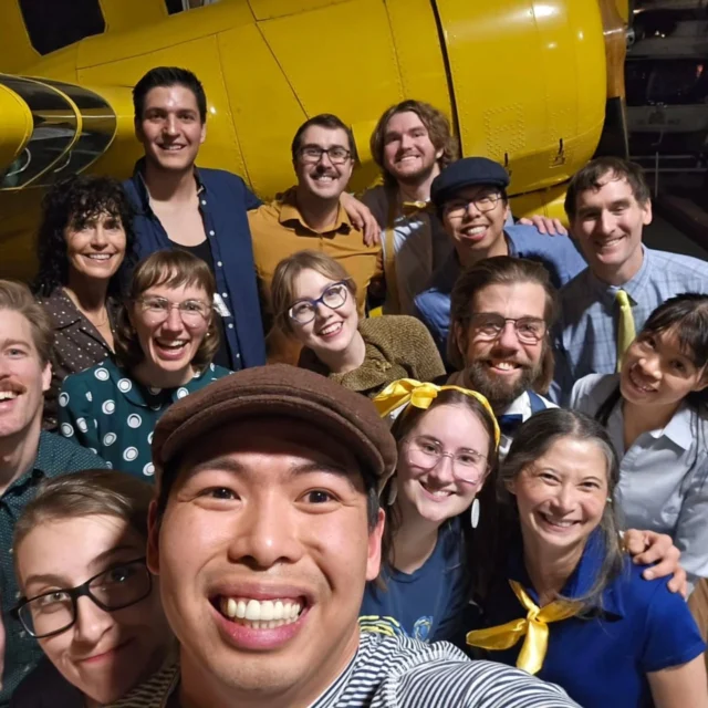 What fun time! Last night, our dance team, the Mad Kittens and friends brought good vibes to Blatchford Boogie Woogie, a fundraising event by the @abavmuseum . Here's a few pics and a snippet of their performance! Thank you Alberta Aviation Museum for having us!
