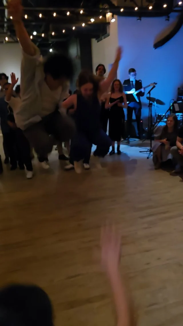 Nothin' like a jam circle with live music and a sold-out crowd!